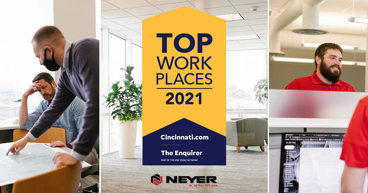 Merus | Al. Neyer Named Cincinnati Top Workplace for 2021